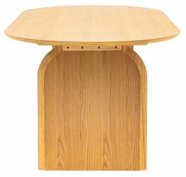 Product photograph of Geo Natural 8 Seater Oval Dining Table from Choice Furniture Superstore.