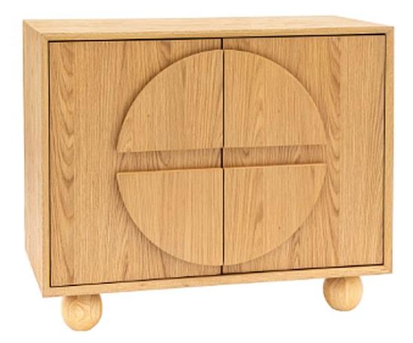 Product photograph of Geo Natural 2 Door Sideboard from Choice Furniture Superstore.