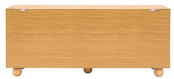 Product photograph of Geo Natural Geomatric Large Sideboard - 4 Doors from Choice Furniture Superstore.