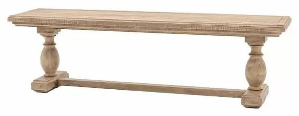 Product photograph of Vancouver Natural Dining Bench from Choice Furniture Superstore.