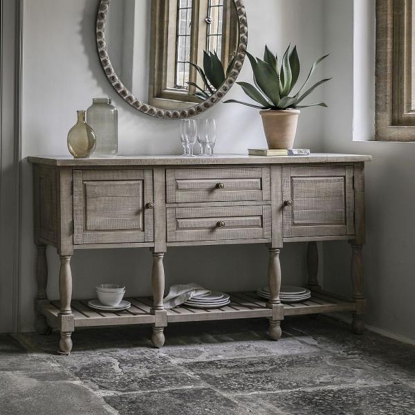 Product photograph of Vancouver Natural 180cm Extra Large Sideboard - 2 Doors from Choice Furniture Superstore.