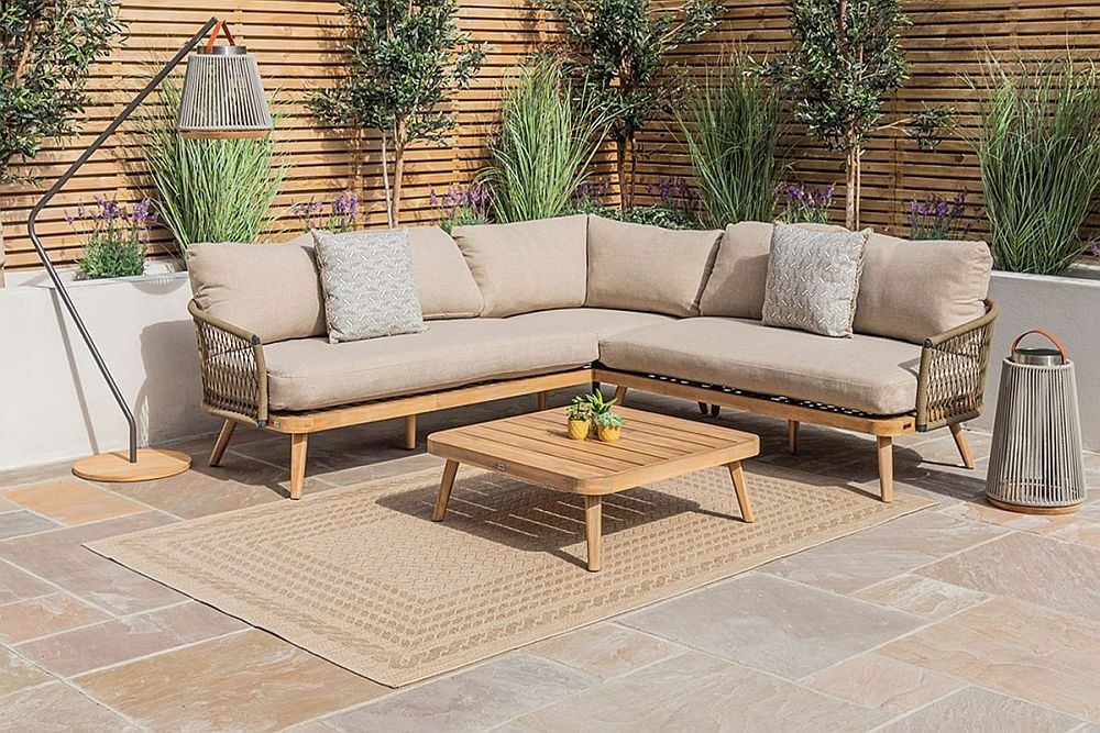 Product photograph of Maze Bali Rope Weave Corner Sofa Set from Choice Furniture Superstore.