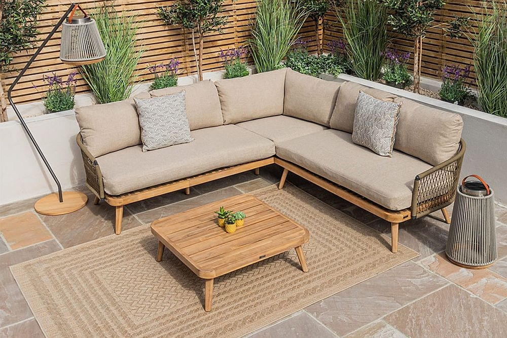 Product photograph of Maze Bali Rope Weave Corner Sofa Set from Choice Furniture Superstore.