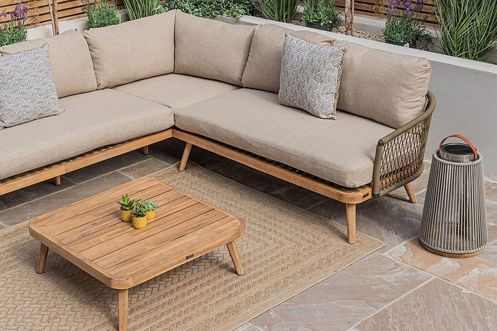 Product photograph of Maze Bali Rope Weave Corner Sofa Set from Choice Furniture Superstore.