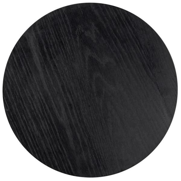 Product photograph of Jazz Black Round Side Table from Choice Furniture Superstore.