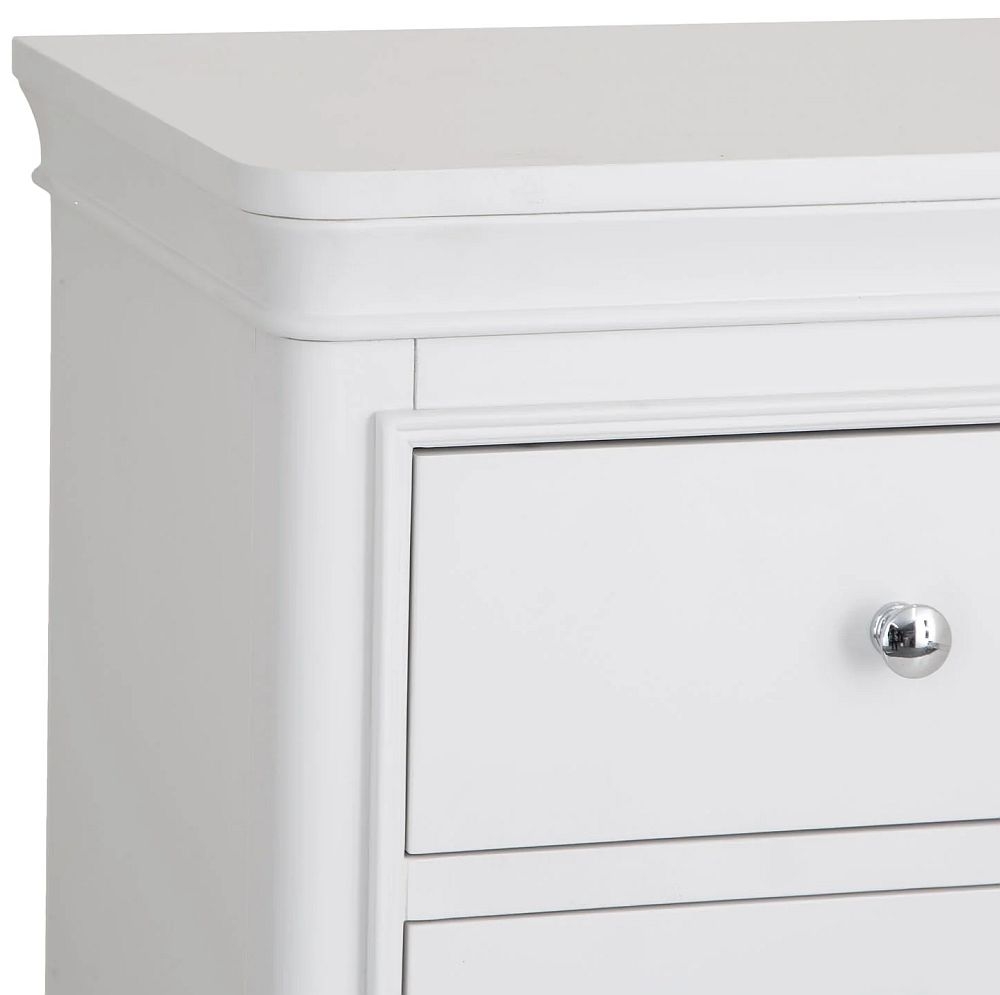 Product photograph of Selden White 4 2 Drawer Chest from Choice Furniture Superstore.