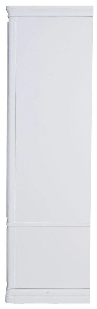 Product photograph of Selden White 3 Door 5 Drawer Combi Wardrobe from Choice Furniture Superstore.