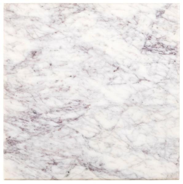 Product photograph of Holmes White Marble Square Side Table from Choice Furniture Superstore.