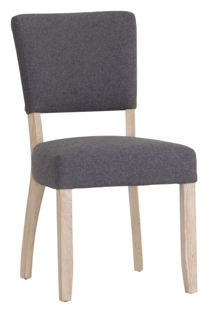 Product photograph of Clairton Grey Fabric Dining Chair Sold In Pairs from Choice Furniture Superstore.