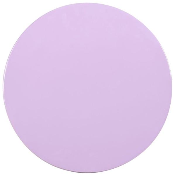 Product photograph of Rosly Purple Round Side Table from Choice Furniture Superstore.