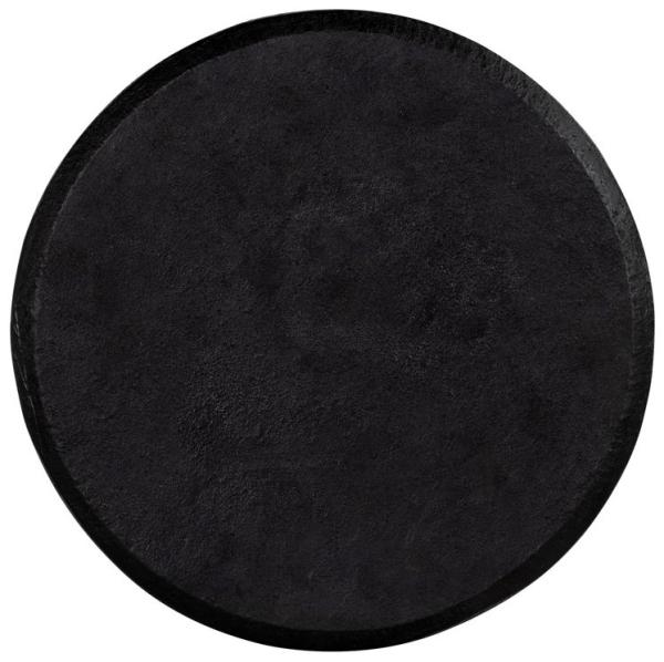 Product photograph of Everlee Black Round Side Table from Choice Furniture Superstore.