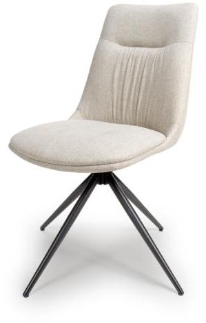 Product photograph of Boden Natural Easy Clean Fabric Dining Chair Sold In Pairs from Choice Furniture Superstore.