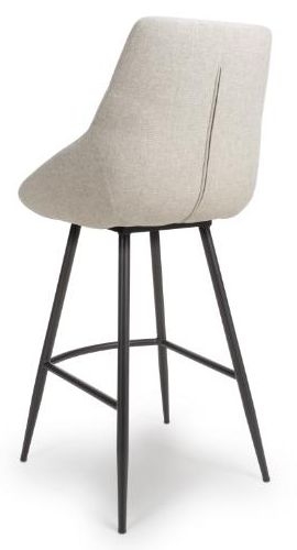 Product photograph of Boden Natural Easy Clean Fabric Bar Chair Sold In Pairs from Choice Furniture Superstore.