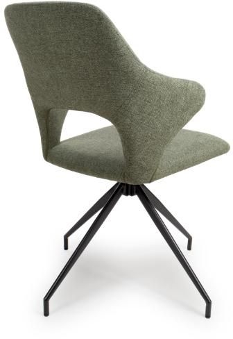 Product photograph of Velda Sage Easy Clean Fabric Swivel Chair Sold In Pairs from Choice Furniture Superstore.