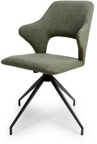 Product photograph of Velda Sage Easy Clean Fabric Swivel Chair Sold In Pairs from Choice Furniture Superstore.