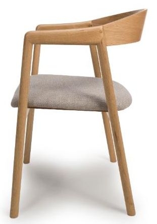 Product photograph of Anders Oak Dining Chair Sold In Pairs from Choice Furniture Superstore.