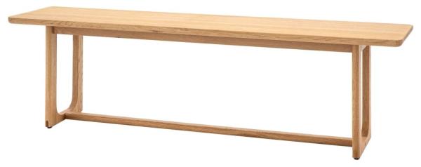 Product photograph of Craft Dining Bench - Comes In Natural And Smoked Options from Choice Furniture Superstore.