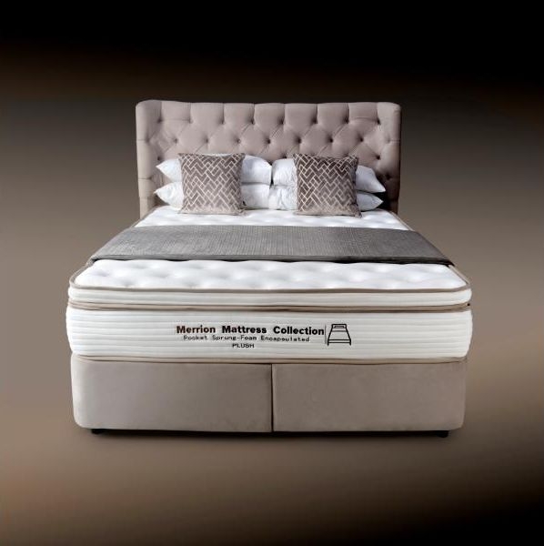 Product photograph of Merrion Plush Pocket Sprung Mattress from Choice Furniture Superstore.