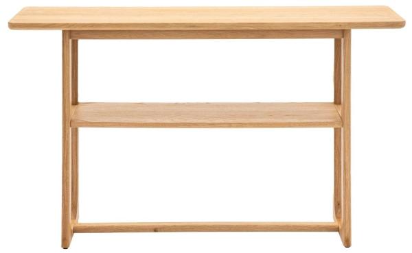 Product photograph of Craft Console Table - Comes In Natural And Smoked Options from Choice Furniture Superstore.