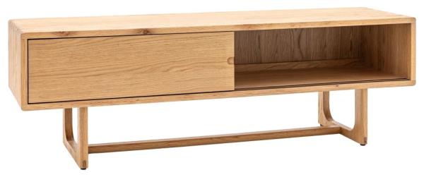 Product photograph of Craft 2 Door Tv Media Unit - Comes In Natural And Smoked Options from Choice Furniture Superstore.