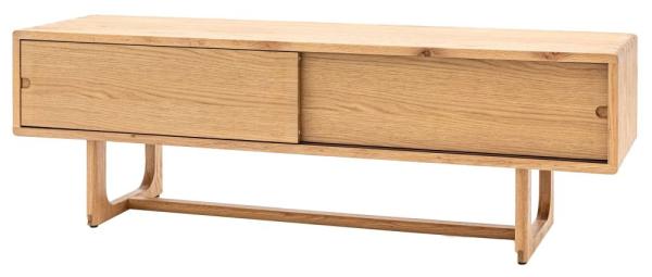 Product photograph of Craft 2 Door Tv Media Unit - Comes In Natural And Smoked Options from Choice Furniture Superstore.