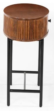 Product photograph of Panama Acacia Wood 1 Drawer Console from Choice Furniture Superstore.