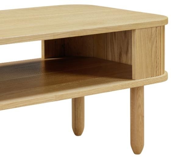 Product photograph of Vermont Natural Oak Coffee Table from Choice Furniture Superstore.