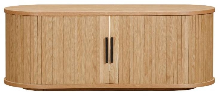 Product photograph of Vermont Natural Oak 2 Drawer Console Table from Choice Furniture Superstore.