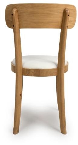 Product photograph of Vermont Natural Oak Dining Chair Sold In Pairs from Choice Furniture Superstore.