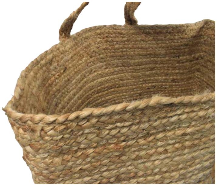 Product photograph of Tall Jute Braided Baskets - 30 X 43cm Pack Of 4 from Choice Furniture Superstore.