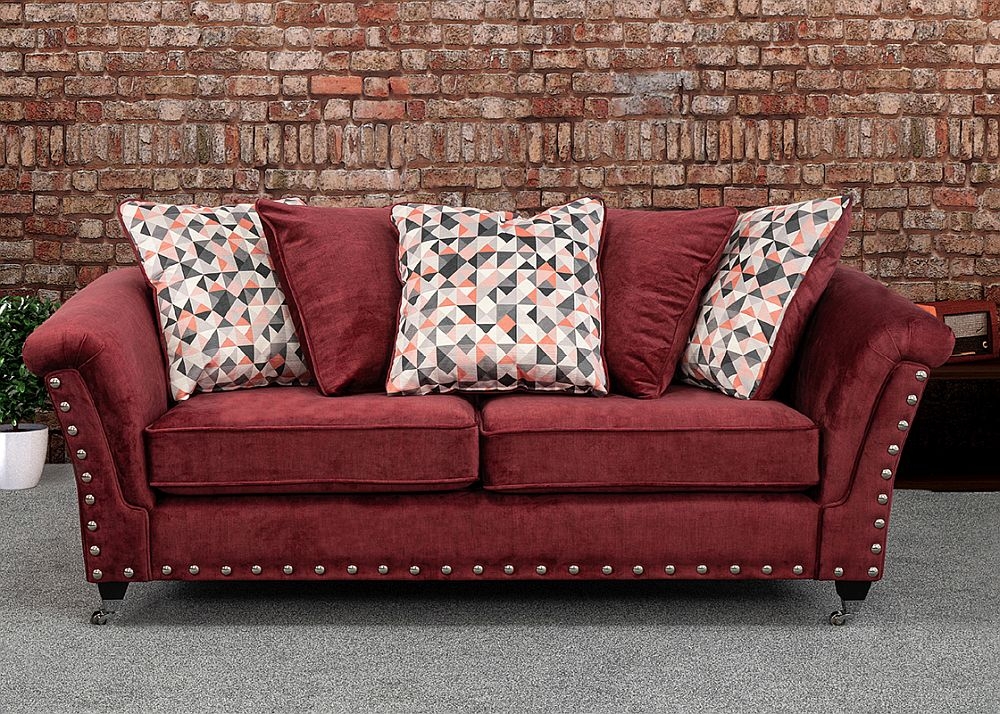 Product photograph of Sweet Dreams Hebden Scatterback Fabric Sofa from Choice Furniture Superstore.