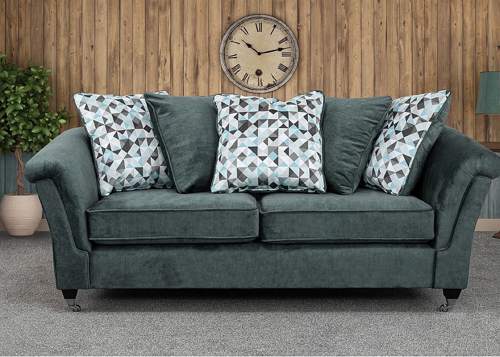 Product photograph of Sweet Dreams Rimington Scatterback Fabric Sofa from Choice Furniture Superstore.