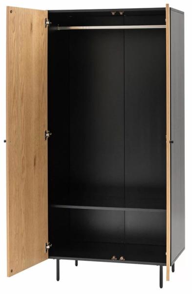 Product photograph of Hyland Natural 2 Door Wardrobe from Choice Furniture Superstore.