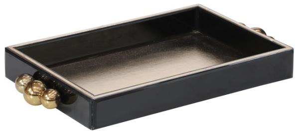 Product photograph of Liv Black Tray from Choice Furniture Superstore.