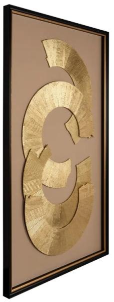 Product photograph of Eden Gold Wall Art from Choice Furniture Superstore.