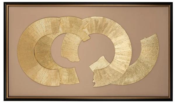 Product photograph of Eden Gold Wall Art from Choice Furniture Superstore.