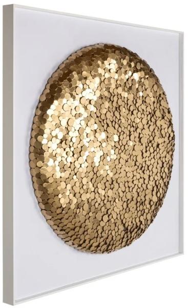 Product photograph of Maya Gold Wall Art from Choice Furniture Superstore.