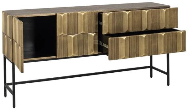 Product photograph of Jaxx Gold 2 Door Sideboard from Choice Furniture Superstore.