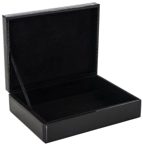 Product photograph of Nina Black Big Storage Box from Choice Furniture Superstore.