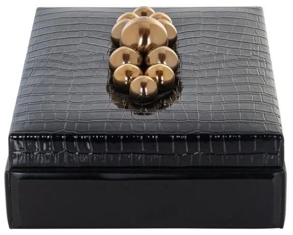 Product photograph of Nina Black Big Storage Box from Choice Furniture Superstore.