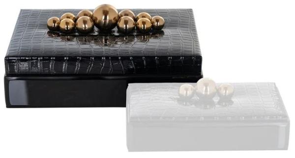 Product photograph of Nina Black Big Storage Box from Choice Furniture Superstore.