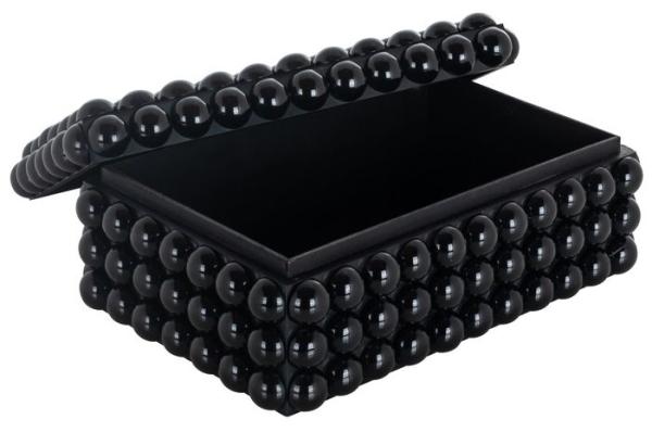Product photograph of Bubble Black Large Jewellery Box from Choice Furniture Superstore.