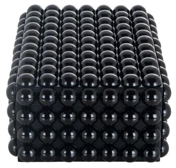 Product photograph of Bubble Black Large Jewellery Box from Choice Furniture Superstore.