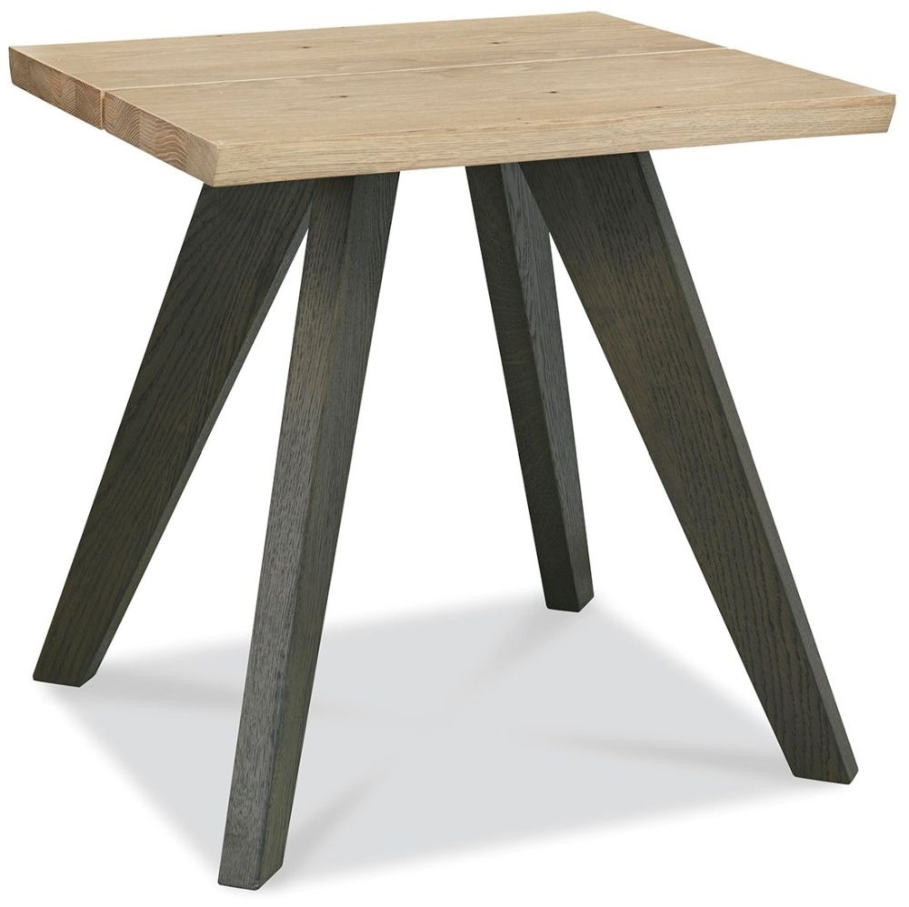 Product photograph of Bentley Designs Cadell Aged Oak Lamp Table from Choice Furniture Superstore.