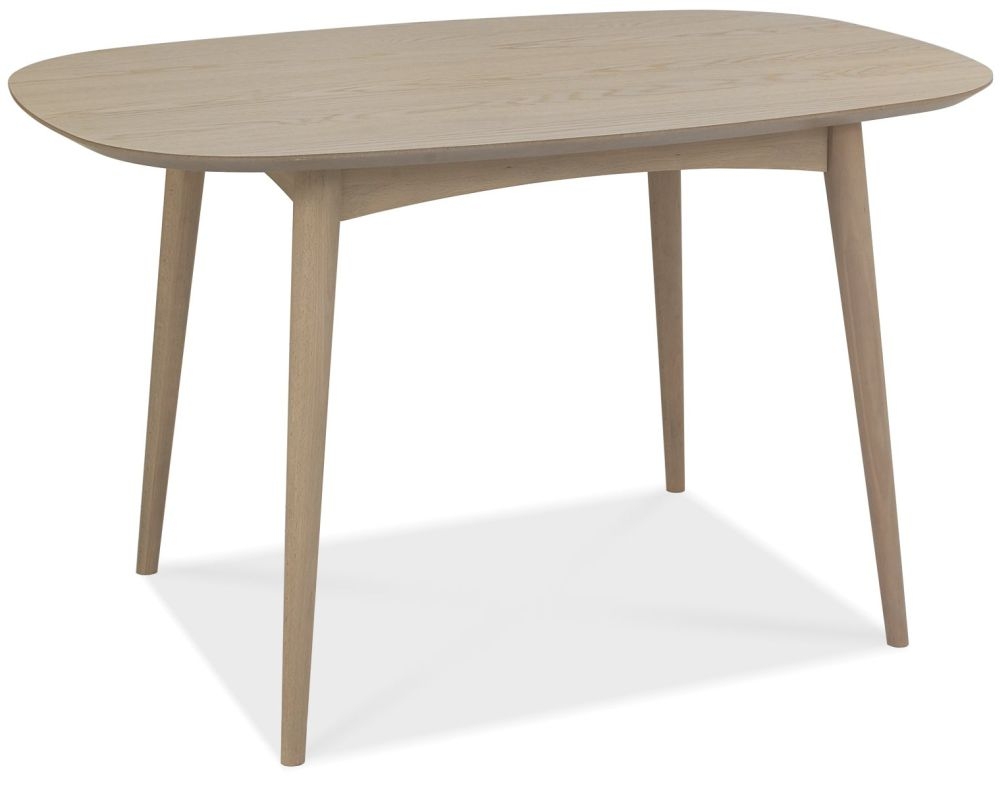Product photograph of Bentley Designs Dansk Scandi Oak 6 Seater Dining Table from Choice Furniture Superstore.
