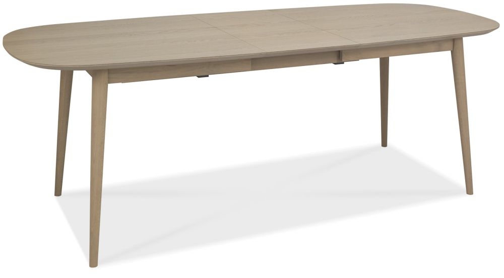 Product photograph of Bentley Designs Dansk Scandi Oak 6 Seater Extending Dining Table from Choice Furniture Superstore.