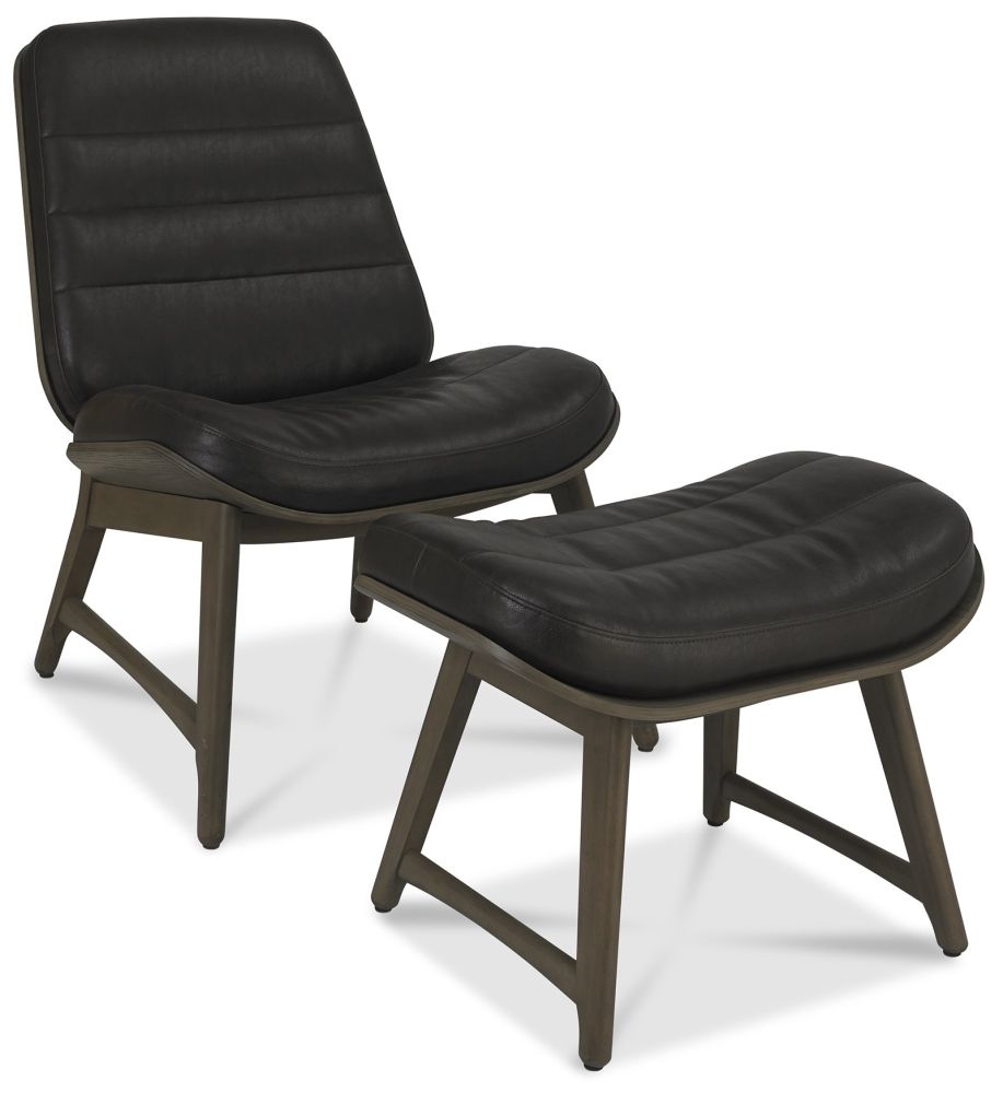 Product photograph of Bentley Designs Vintage Weathered Oak Old West Vintage Footstool from Choice Furniture Superstore.