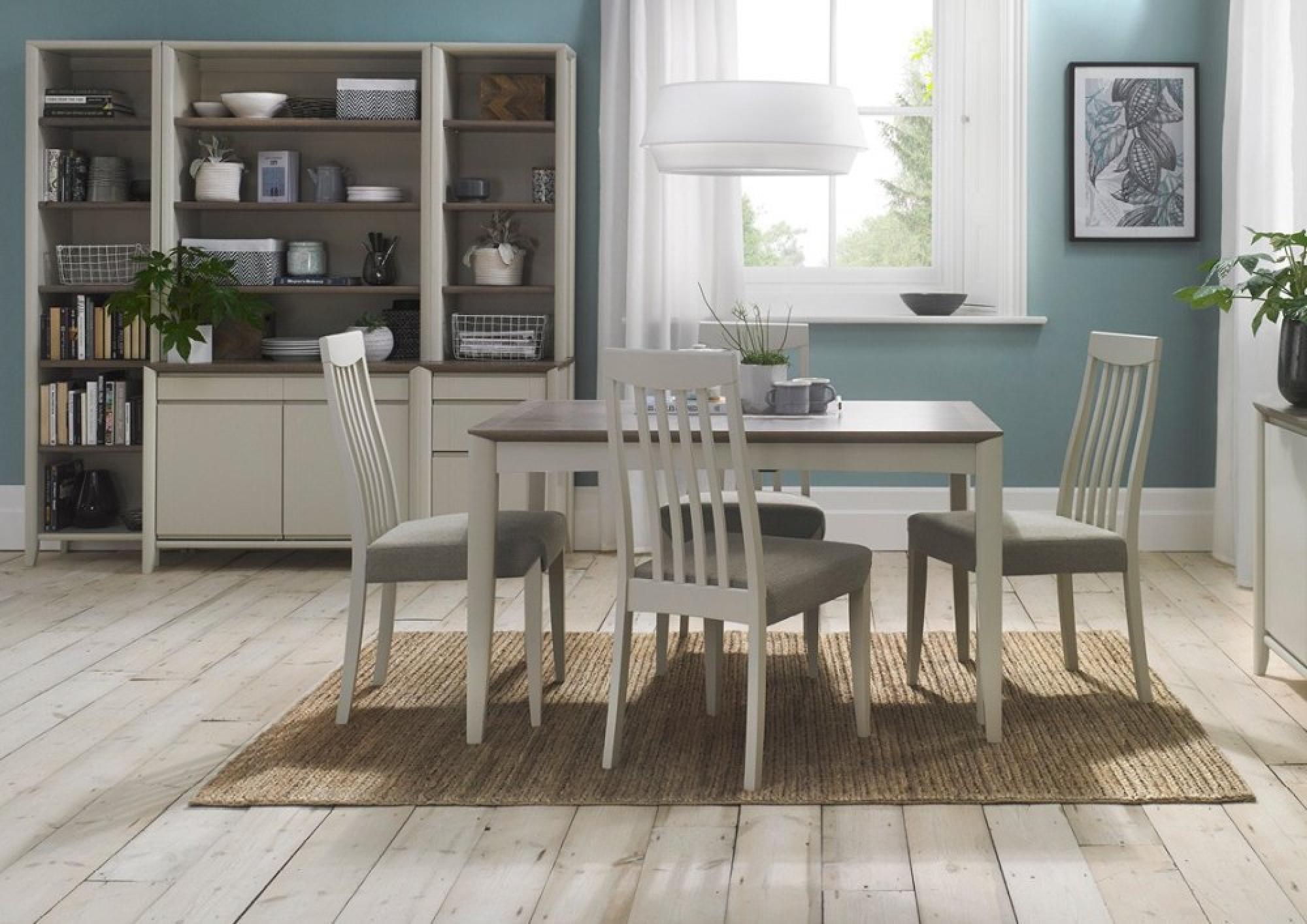 Product photograph of Bentley Designs Bergen Grey Washed Oak And Soft Grey Console Table With Drawer from Choice Furniture Superstore.