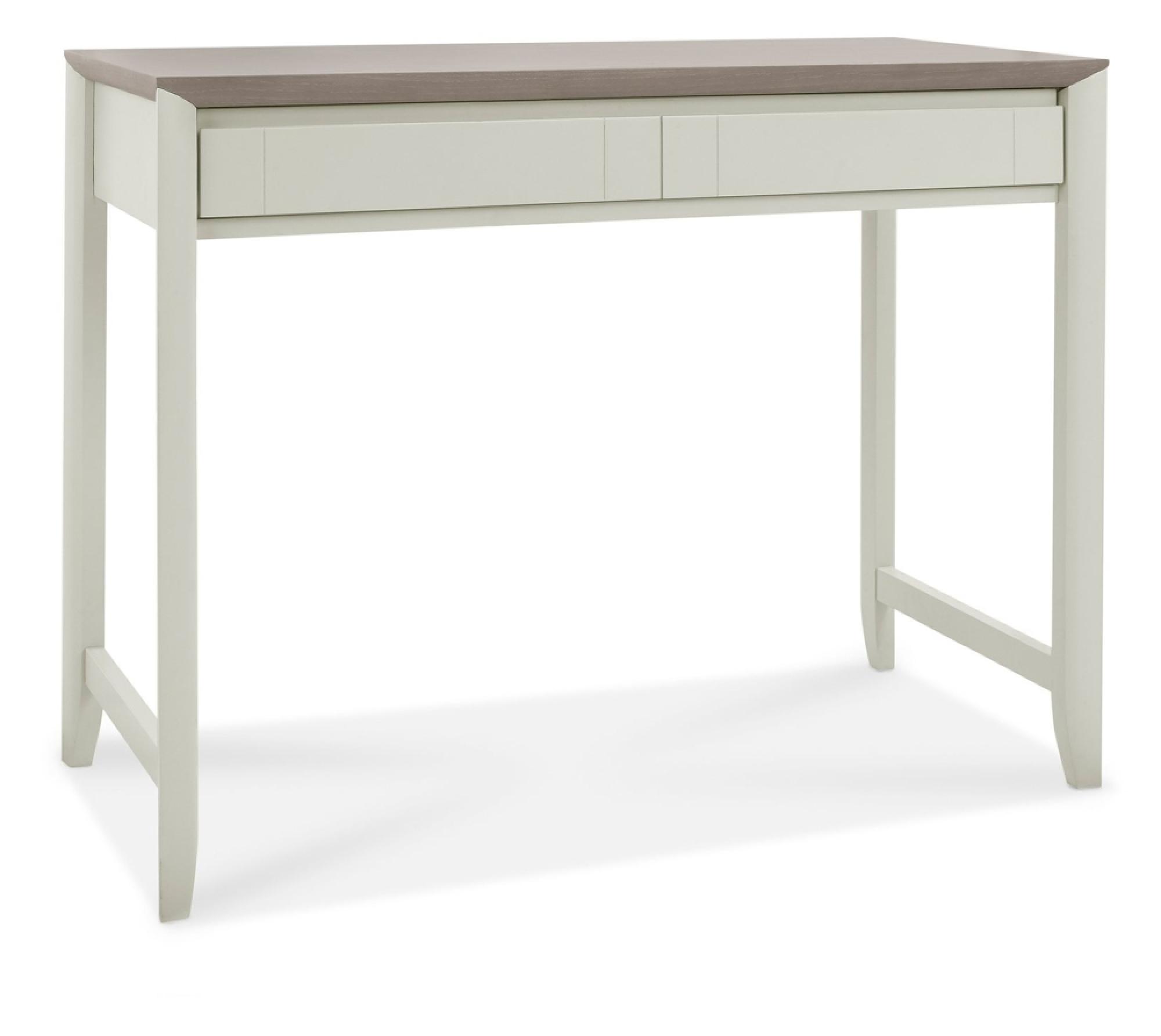 Product photograph of Bentley Designs Bergen Grey Washed Oak And Soft Grey Desk from Choice Furniture Superstore.