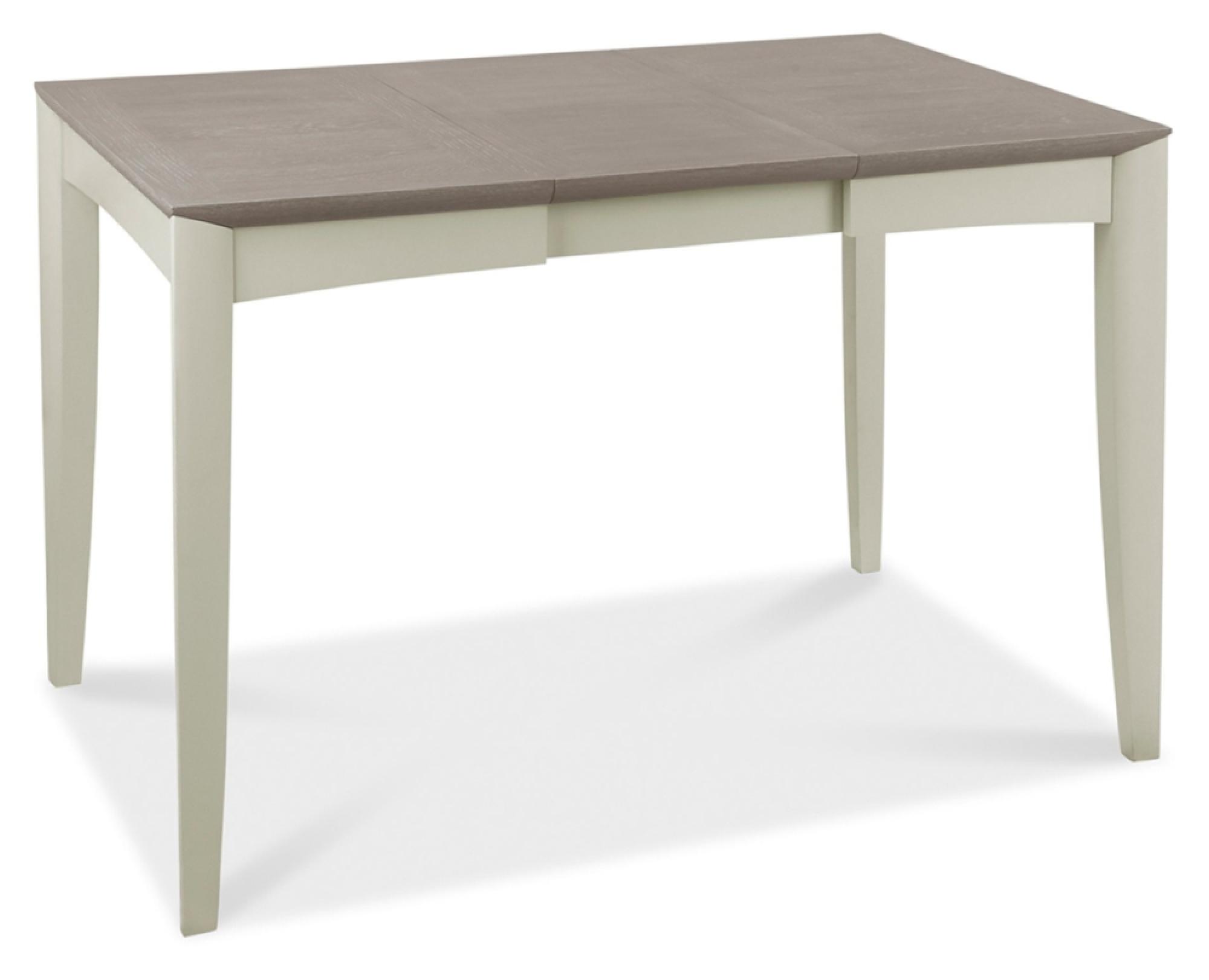 Product photograph of Bentley Designs Bergen Grey Washed Oak And Soft Grey 4 Seater Extending Dining Table from Choice Furniture Superstore.